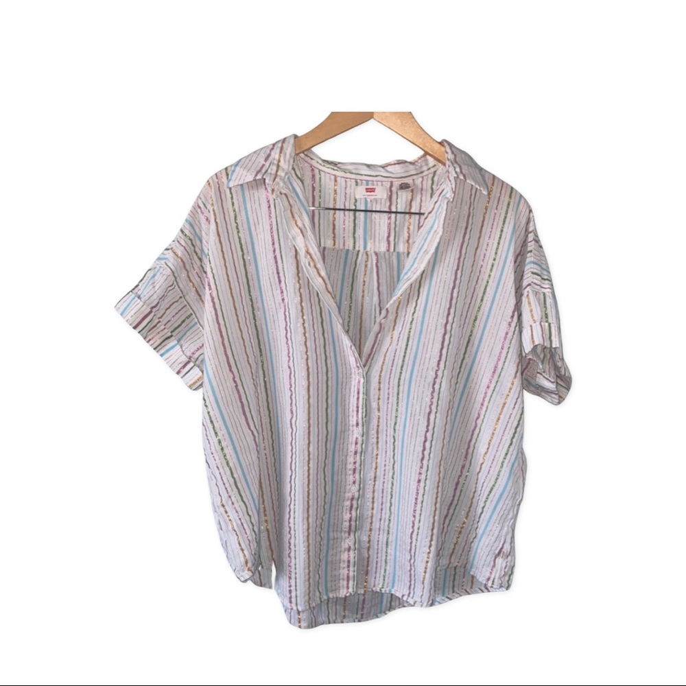Levi’s Metalic stripe shirt